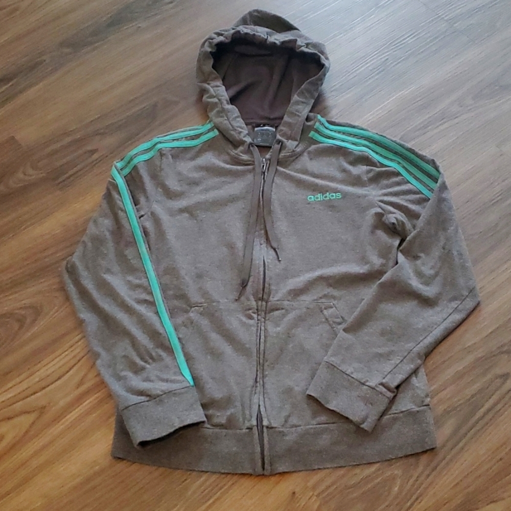 Adidas zipper hoodie